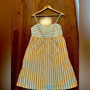 JCrew tie back spaghetti mini dress